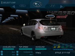 NFS Underground HD mod